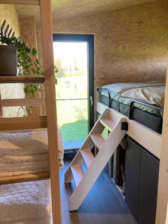 Bij De Genieterij Luxe Tiny Houses Koudum Exterior foto